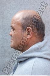 Head Man White Casual Overweight Bald Street photo references